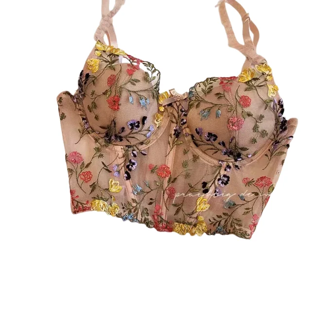 KUCLUT Extended Embroidered Bra And Panty Set, Floral Lace Women Underwear Sexy Female Thin Cotton Cup Push Up Lingerie Suit
KUCLUT Extended Embroidered Bra And Panty Set, Floral Lace Women Underwear Sexy Female Thin Cotton Cup Push Up Lingerie Suit