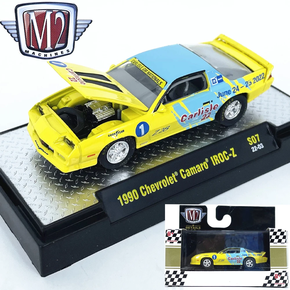 Литой под давлением M2 масштаб 1:64 Chevrolet Camaro IROC-Z, имитация сплава 2024, модель автомобиля, Коллекционная игрушка, подарок, сувенир, украшение для дисплея
Литой под давлением M2 масштаб 1:64 Chevrolet Camaro IROC-Z, имитация сплава 2024, модель автомобиля, Коллекционная игрушка, подарок, сувенир, украшение для дисплея