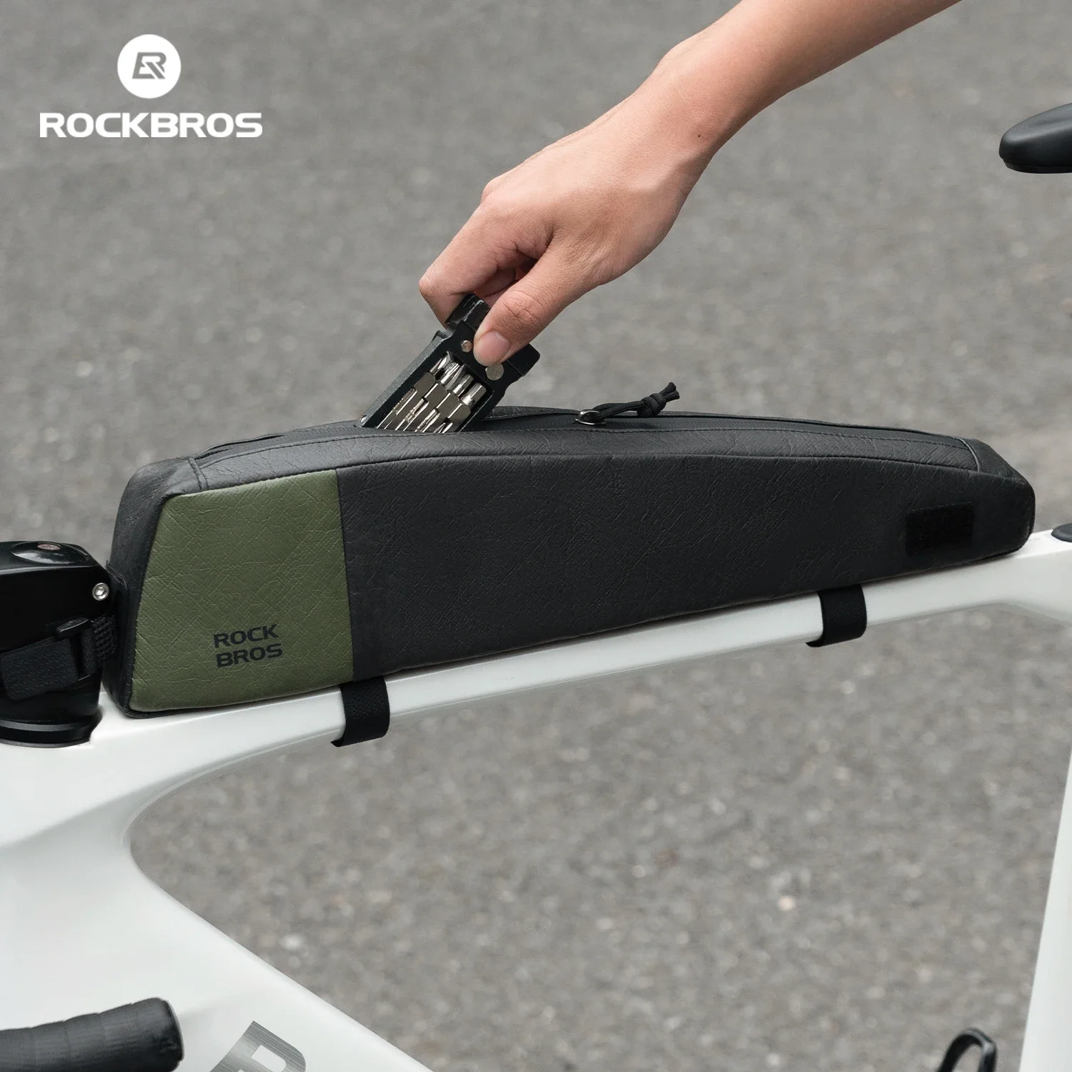ROCKRBOS Tyvek Bike Top Tube Bag Eco Friendly Large Capacity Lightweight Front Frame Bikepacking Travel Bag Bike Accessories
ROCKRBOS Tyvek Bike Top Tube Bag Eco Friendly Large Capacity Lightweight Front Frame Bikepacking Travel Bag Bike Accessories