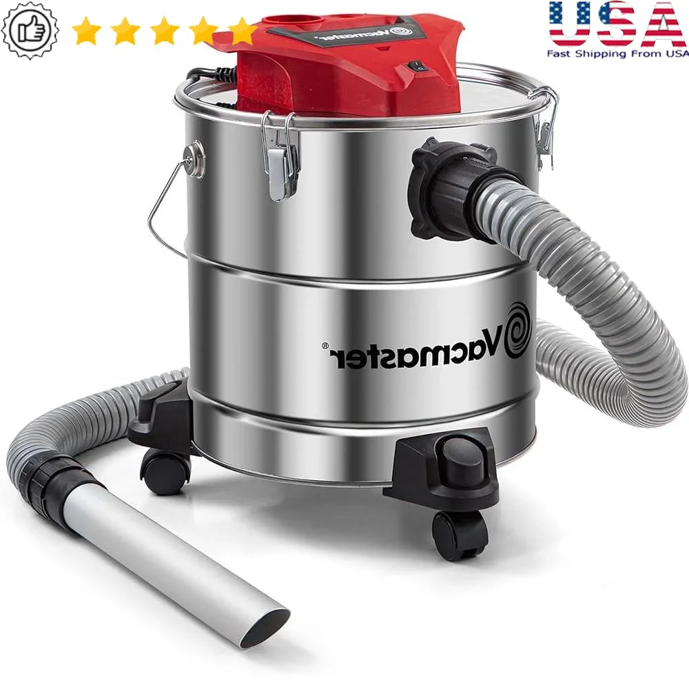 5-Gallon Stainless Steel Ash Vacuum 3.5 Peak HP Powerful Cool Ash Cleaner with Aluminum Wand Heat-Resistant Hose and Accessories
5-Gallon Stainless Steel Ash Vacuum 3.5 Peak HP Powerful Cool Ash Cleaner with Aluminum Wand Heat-Resistant Hose and Accessories
