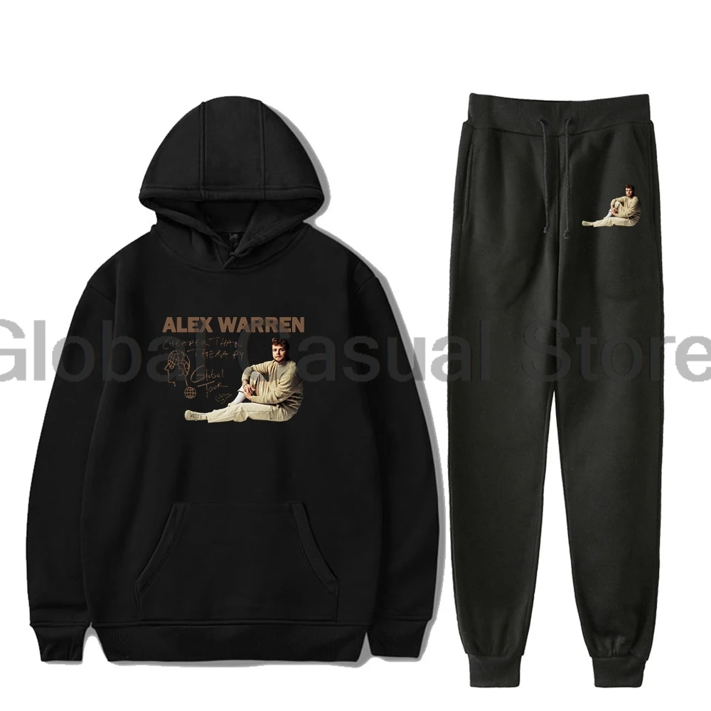 Alex Warren Cheaper Than Therapy Global Tour Merch Hoodie Jogger Pants Two Piece Sets Sweatshirts+Sweatpants Women Men's Set
Alex Warren Cheaper Than Therapy Global Tour Merch Hoodie Jogger Pants Two Piece Sets Sweatshirts+Sweatpants Women Men's Set