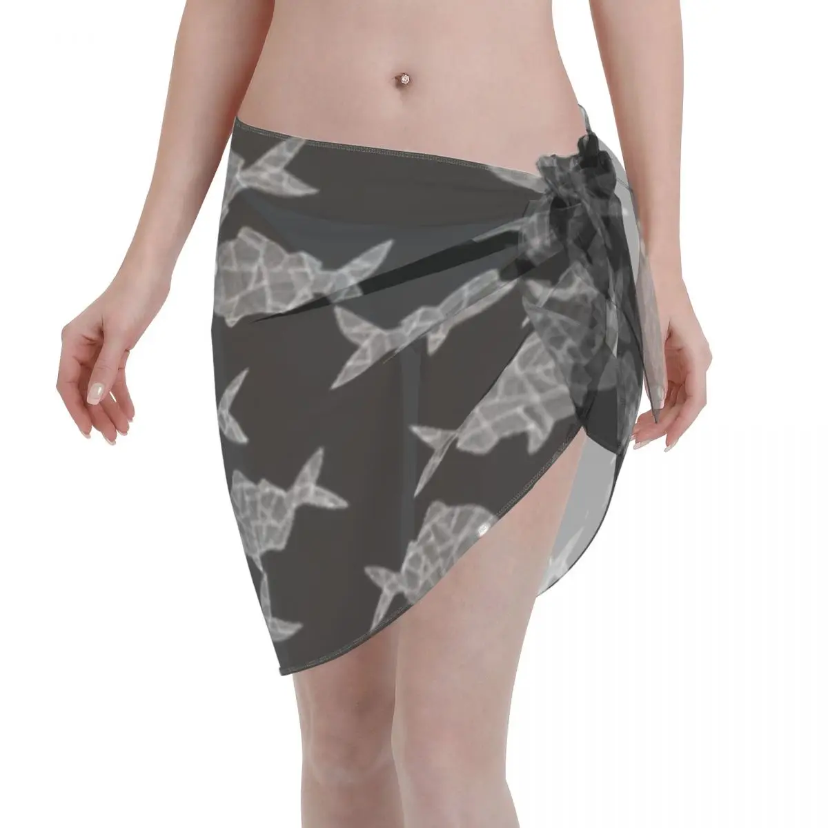 Promotion White On Black Aholehole Women's Beach Wrap SkirtSeaside Vacation Wrap Skirt
Promotion White On Black Aholehole Women's Beach Wrap SkirtSeaside Vacation Wrap Skirt