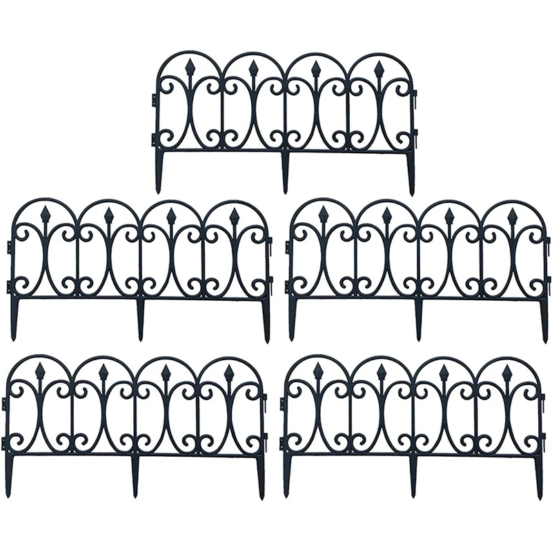 5 Pack Decorative Garden Fence Rustproof Iron Landscape Wire Folding Fencing Edge Patio Flower Bed Animal Barrier
5 Pack Decorative Garden Fence Rustproof Iron Landscape Wire Folding Fencing Edge Patio Flower Bed Animal Barrier