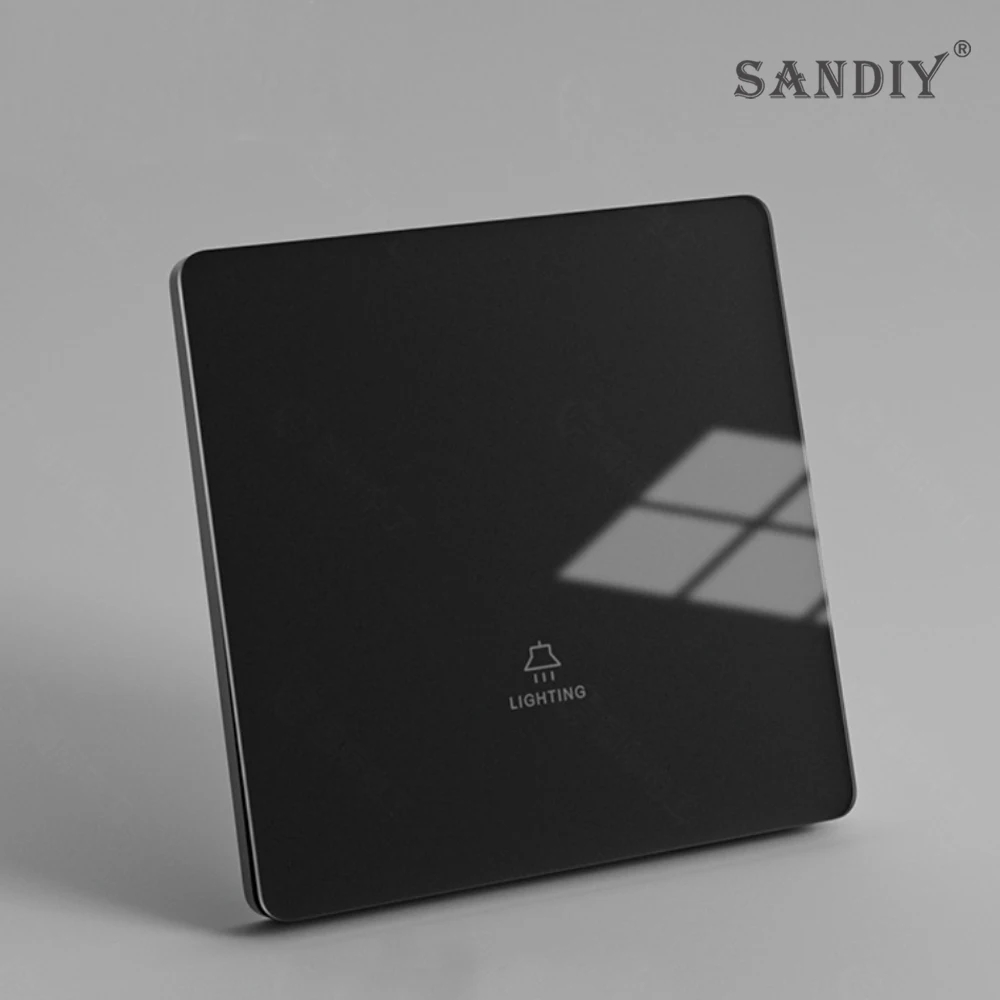 Тип 86, новый ультратонкий стеклянный панельный переключатель, настенный светильник, кнопочный переключатель из закаленного стекла, 1/2/3/4 группы 1/2-полосного европейского стиля
Тип 86, новый ультратонкий стеклянный панельный переключатель, настенный светильник, кнопочный переключатель из закаленного стекла, 1/2/3/4 группы 1/2-полосного европейского стиля