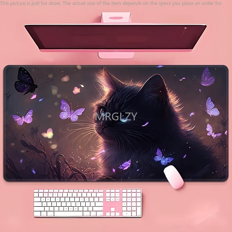Butterfly & Cat Design Mouse Pad Large Rubber Anti-slip PC Desk Accessories Mousepad for Office and Gamer Keyboard Mat Decor Rug
Butterfly & Cat Design Mouse Pad Large Rubber Anti-slip PC Desk Accessories Mousepad for Office and Gamer Keyboard Mat Decor Rug