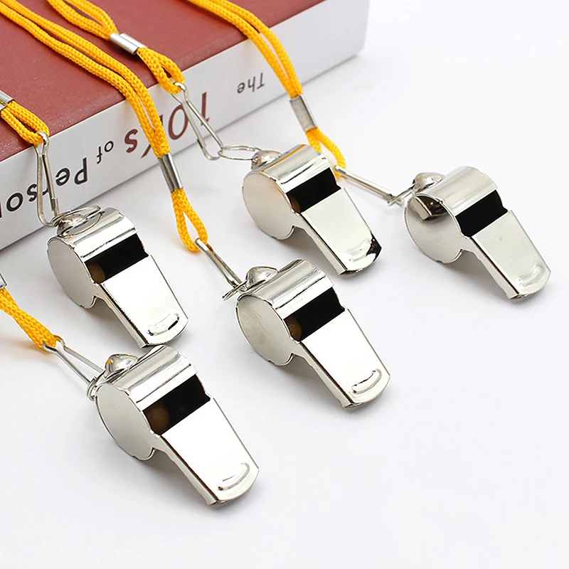 Metal Whistle Referee Sport Rugby Stainless Steel Whistles Soccer Football Basketball Party Training School Cheerleading Tools
Metal Whistle Referee Sport Rugby Stainless Steel Whistles Soccer Football Basketball Party Training School Cheerleading Tools
