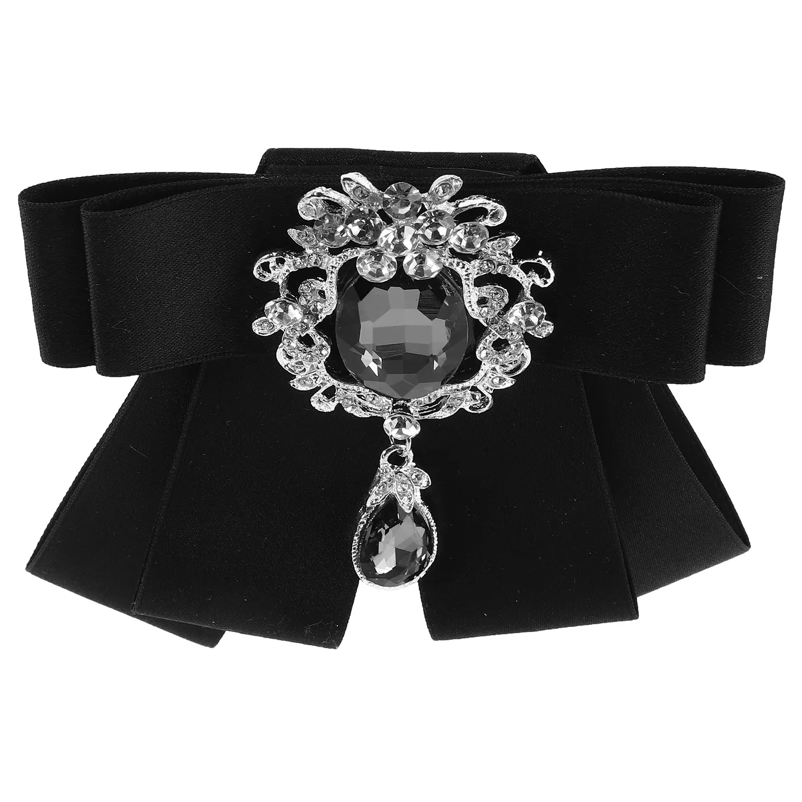 Vintage Rhinestone Men's Bow Tie Brooch Pre-Tied Big Bowknot Shirt Lapel Pin Wedding Accessories Party Banquet Suit Decoration
Vintage Rhinestone Men's Bow Tie Brooch Pre-Tied Big Bowknot Shirt Lapel Pin Wedding Accessories Party Banquet Suit Decoration
