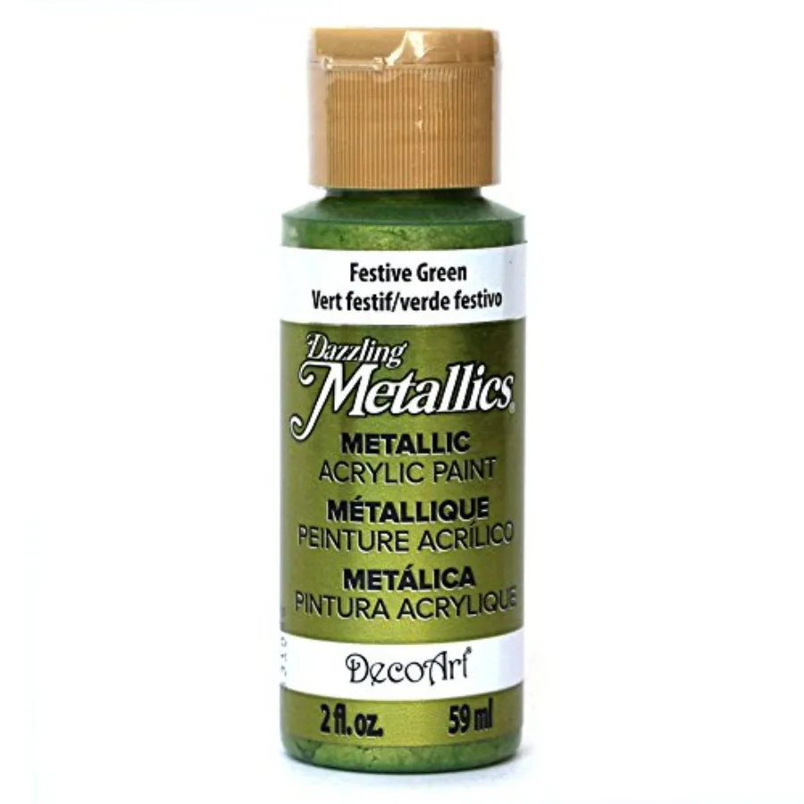 Dazzling Metallics 2-Ounce Festive Green Acrylic Paint
Dazzling Metallics 2-Ounce Festive Green Acrylic Paint