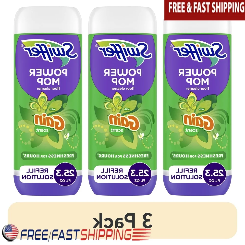 3 упаковки PowerMop для чистки пола, 25,3 жидких унций, быстросохнущая, предварительно смешанная формула, очищает свежий аромат, прочный беспорядок, безопасная отделка
3 упаковки PowerMop для чистки пола, 25,3 жидких унций, быстросохнущая, предварительно смешанная формула, очищает свежий аромат, прочный беспорядок, безопасная отделка