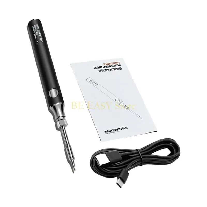 E28F Portable Wire Soldering Iron 3Seconds Fast Heating 300℃-450℃ Precise Repair Tool Type C Powered Ergonomic Design
E28F Portable Wire Soldering Iron 3Seconds Fast Heating 300℃-450℃ Precise Repair Tool Type C Powered Ergonomic Design