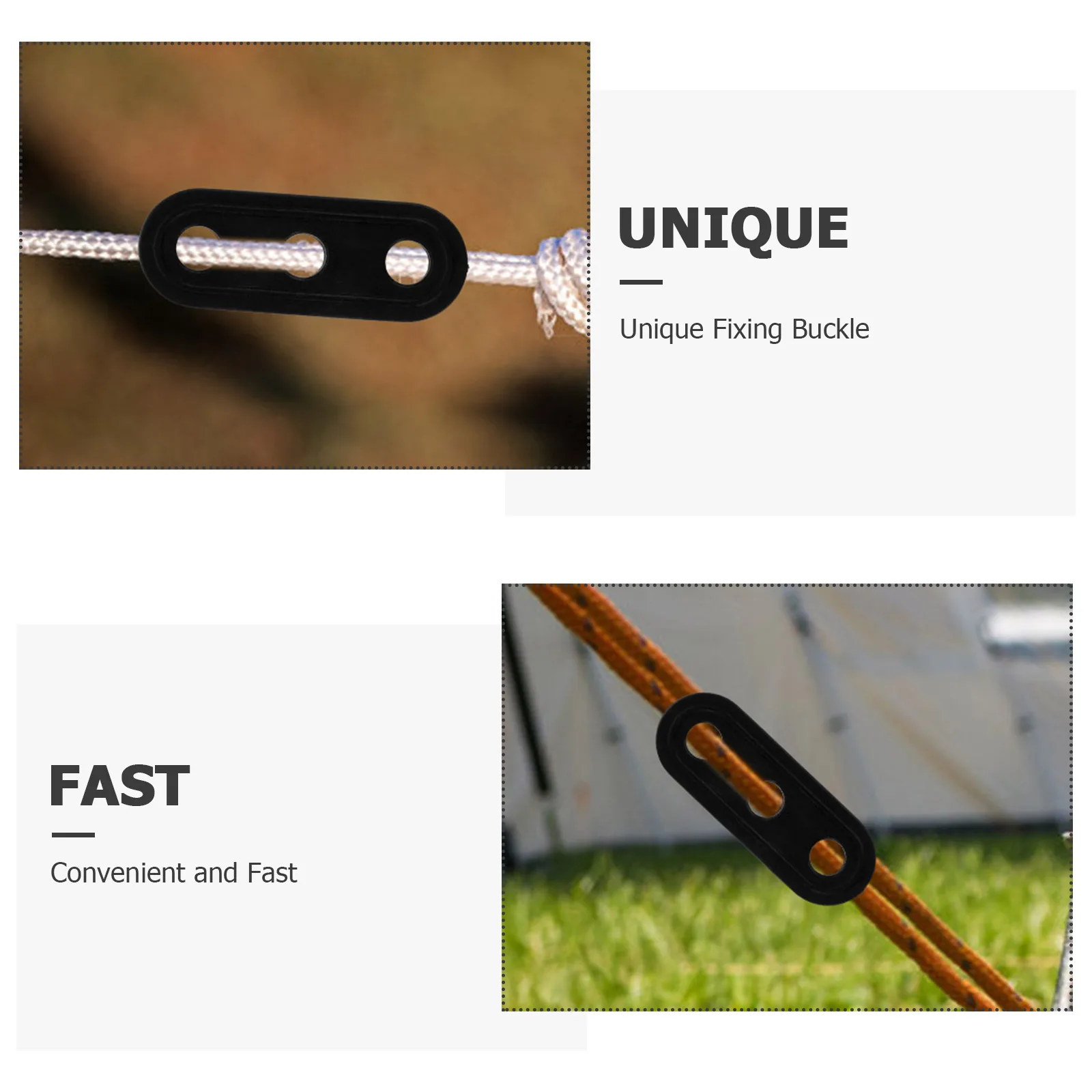100pcs Tent Wind Rope Tensioner Plastic Tent Rope Fastener Reusable Fasteners Lightweight Camping Gear Outdoor Supplies
100pcs Tent Wind Rope Tensioner Plastic Tent Rope Fastener Reusable Fasteners Lightweight Camping Gear Outdoor Supplies