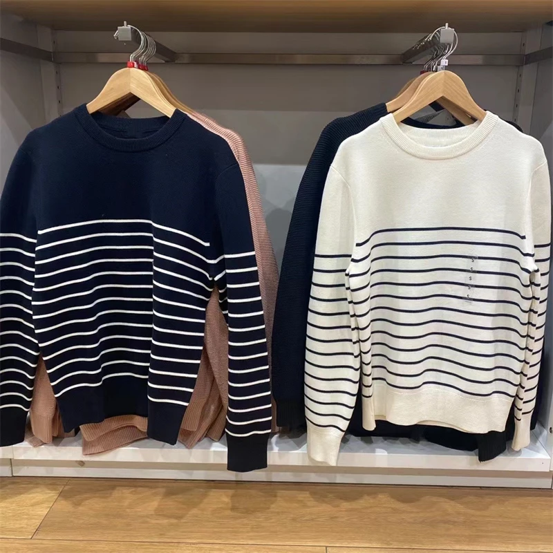 ex Long Sve round Ne Striped Knitwear Autumn New Sle Y47060 Commute Sle Knitted Sweater for Men And Women
ex Long Sve round Ne Striped Knitwear Autumn New Sle Y47060 Commute Sle Knitted Sweater for Men And Women