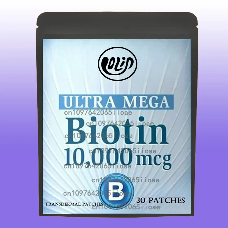 BIOTIN Transdermal Patches with Collagen Nails & Hair, Radiant Skin, Healthy Aging -30 Patches
BIOTIN Transdermal Patches with Collagen Nails & Hair, Radiant Skin, Healthy Aging -30 Patches