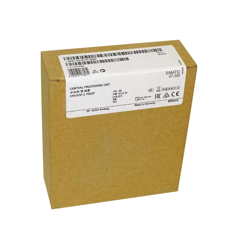 Продукты Spot Stock 6ES7 315-2FJ14-0AB0 6ES7 315-2FJ14-0AB0 Центральный блок обработки Совершенно новый оригинальный доступный контроллер Plc
Продукты Spot Stock 6ES7 315-2FJ14-0AB0 6ES7 315-2FJ14-0AB0 Центральный блок обработки Совершенно новый оригинальный доступный контроллер Plc