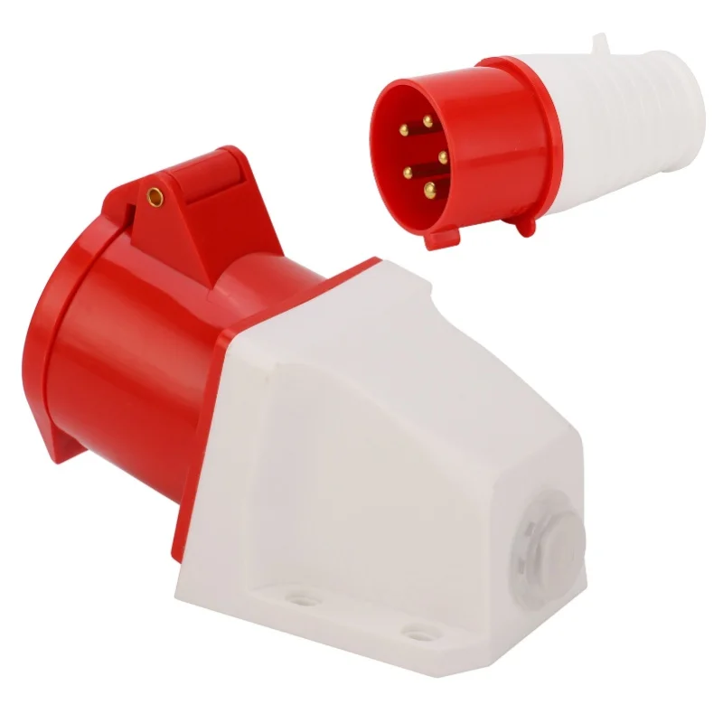 Комплект промышленных водонепроницаемых разъемов 32А, 5-контактные (3P+N+E), 3 фазы, 220-380В/240-415В
Комплект промышленных водонепроницаемых разъемов 32А, 5-контактные (3P+N+E), 3 фазы, 220-380В/240-415В