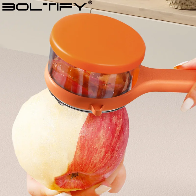 Multi-functional Fruit Vegetable Peeler with Peel Storage No Splashing Hanging Design Easy To Clean Potato Eye Remover Kitchen
Multi-functional Fruit Vegetable Peeler with Peel Storage No Splashing Hanging Design Easy To Clean Potato Eye Remover Kitchen