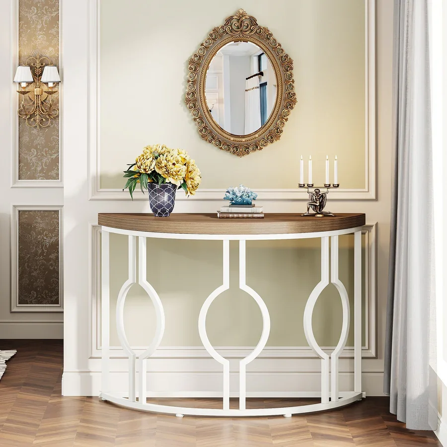 American country retro style wrought iron semi-circular porch table side table entrance corridor aisle plan creativity
American country retro style wrought iron semi-circular porch table side table entrance corridor aisle plan creativity