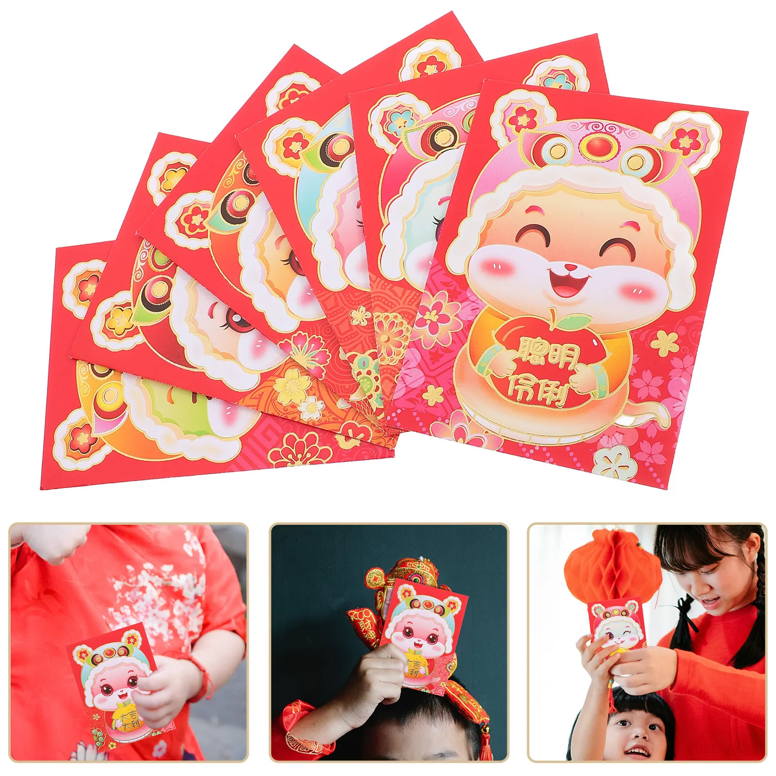 36Pcs Cartoon New Year Red Envelope 2025 Spring Festival Red Packet Snake Year Lucky Money Cash Envelopes Celebration
36Pcs Cartoon New Year Red Envelope 2025 Spring Festival Red Packet Snake Year Lucky Money Cash Envelopes Celebration