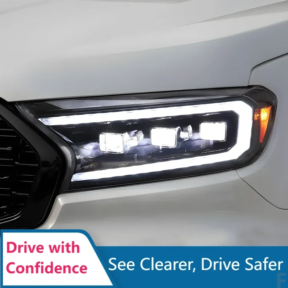 Upgraded Dynamic DRL 3 Projector Lens Tool Car Accessories Car Front Lamps For Ford Ranger 2016-2020 LED Auto Headlight Assembly
Upgraded Dynamic DRL 3 Projector Lens Tool Car Accessories Car Front Lamps For Ford Ranger 2016-2020 LED Auto Headlight Assembly