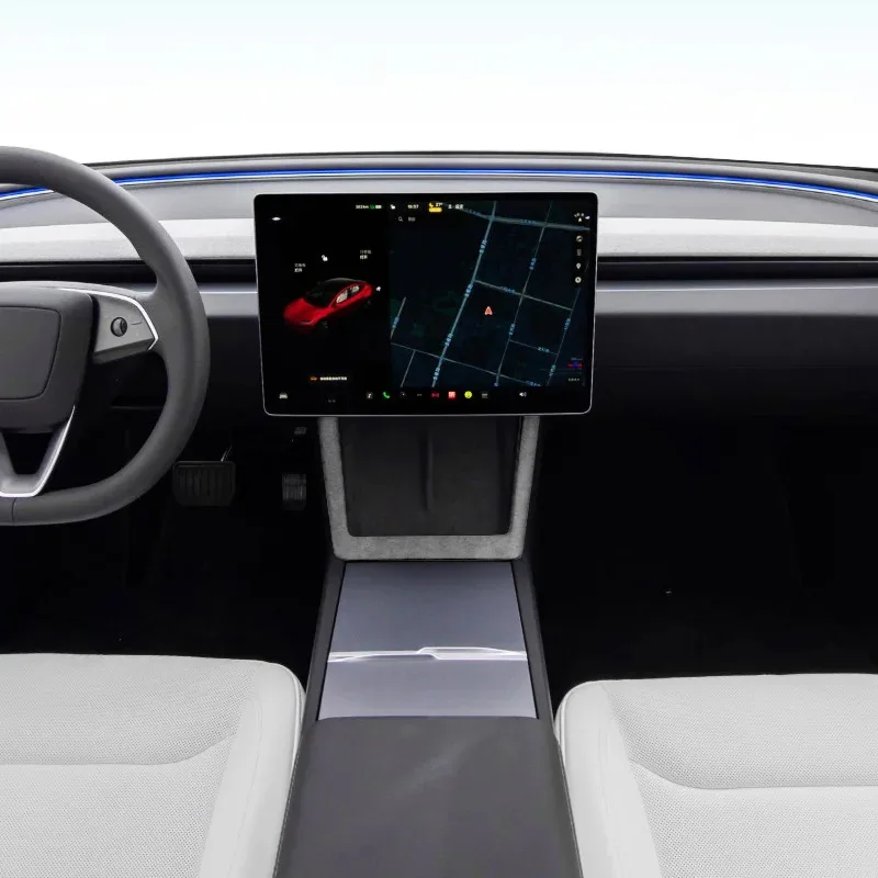 For Tesla Model Y Launch Juniper 2025,Alcantara Suede Center Console Wireless Charging Decorative Frame Interior Car Accessories
For Tesla Model Y Launch Juniper 2025,Alcantara Suede Center Console Wireless Charging Decorative Frame Interior Car Accessories