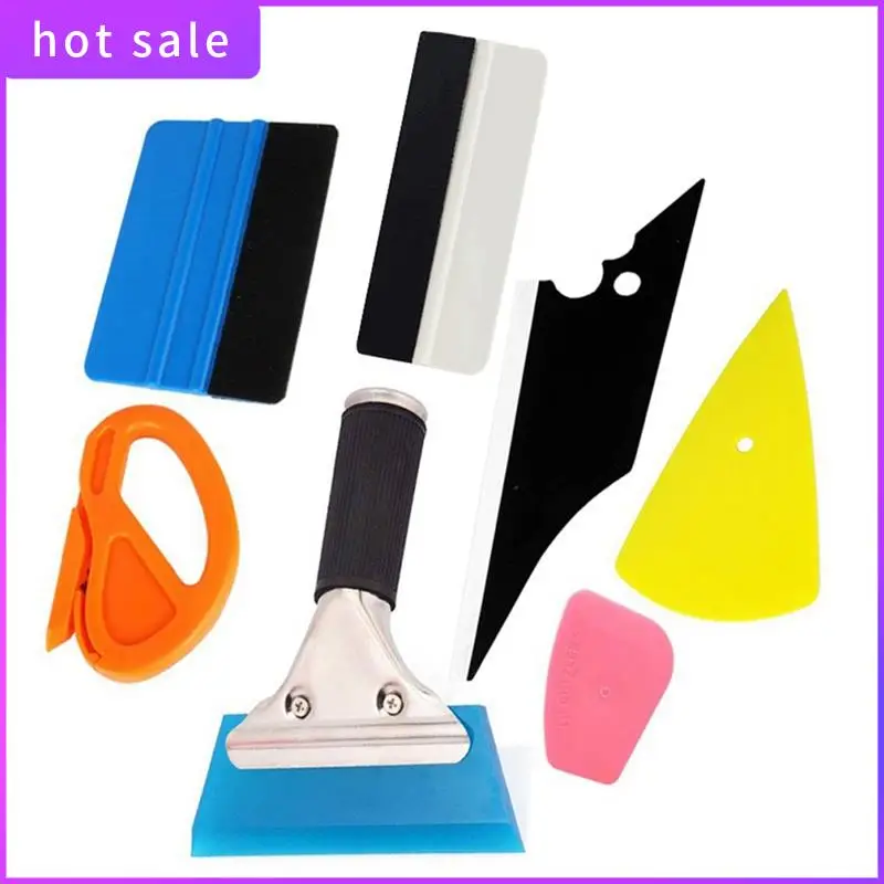 7-Piece Film Pasting Tool Set Is Suitable For Window Color, Wallpaper And Decal Sticker Installation Tools Set
7-Piece Film Pasting Tool Set Is Suitable For Window Color, Wallpaper And Decal Sticker Installation Tools Set