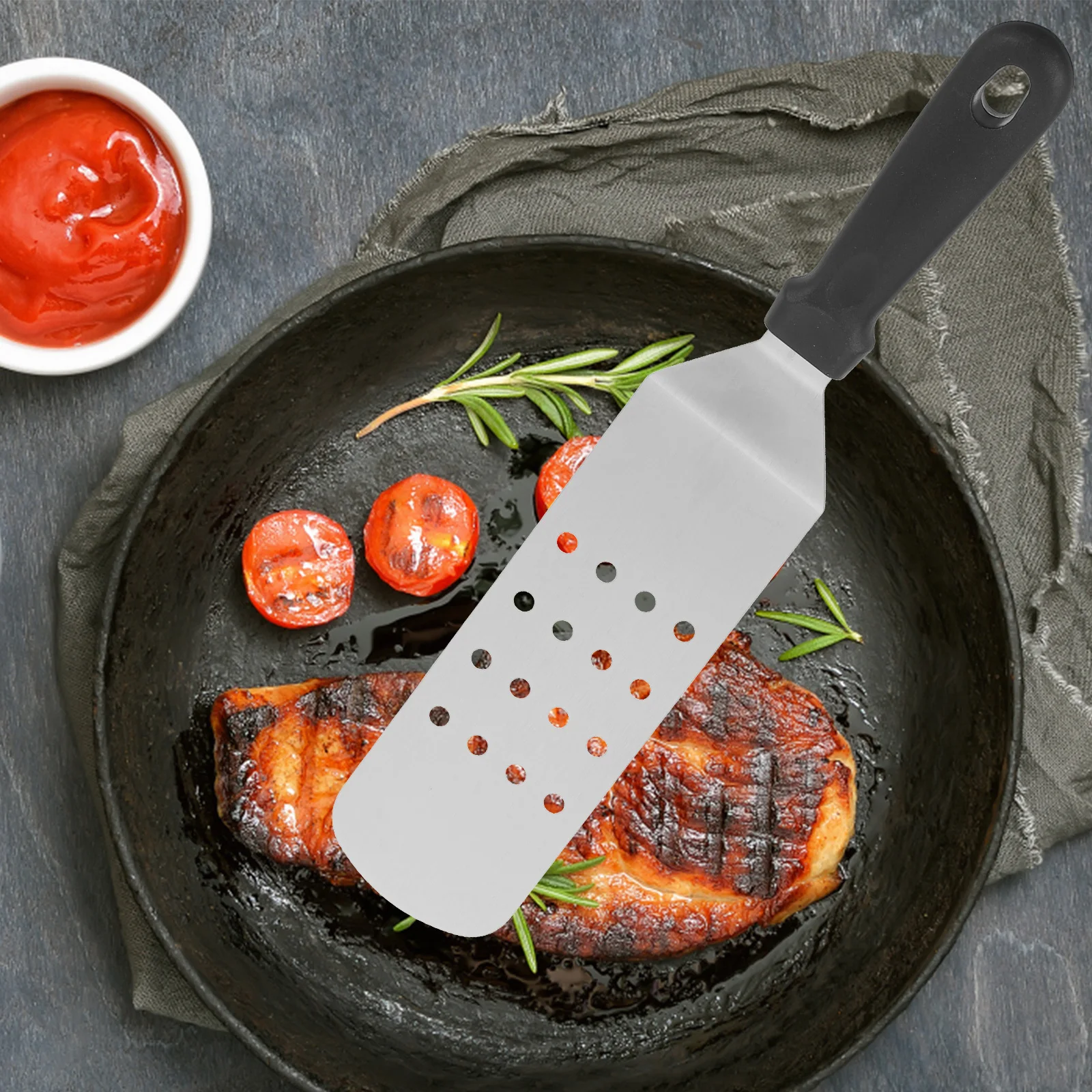4pcs Stainless Steel Frying Spatula Set BBQ Griddle Scoop Turner Accessories Grill Steak Non Stick Heat Resistant Kitchen Tools
4pcs Stainless Steel Frying Spatula Set BBQ Griddle Scoop Turner Accessories Grill Steak Non Stick Heat Resistant Kitchen Tools
