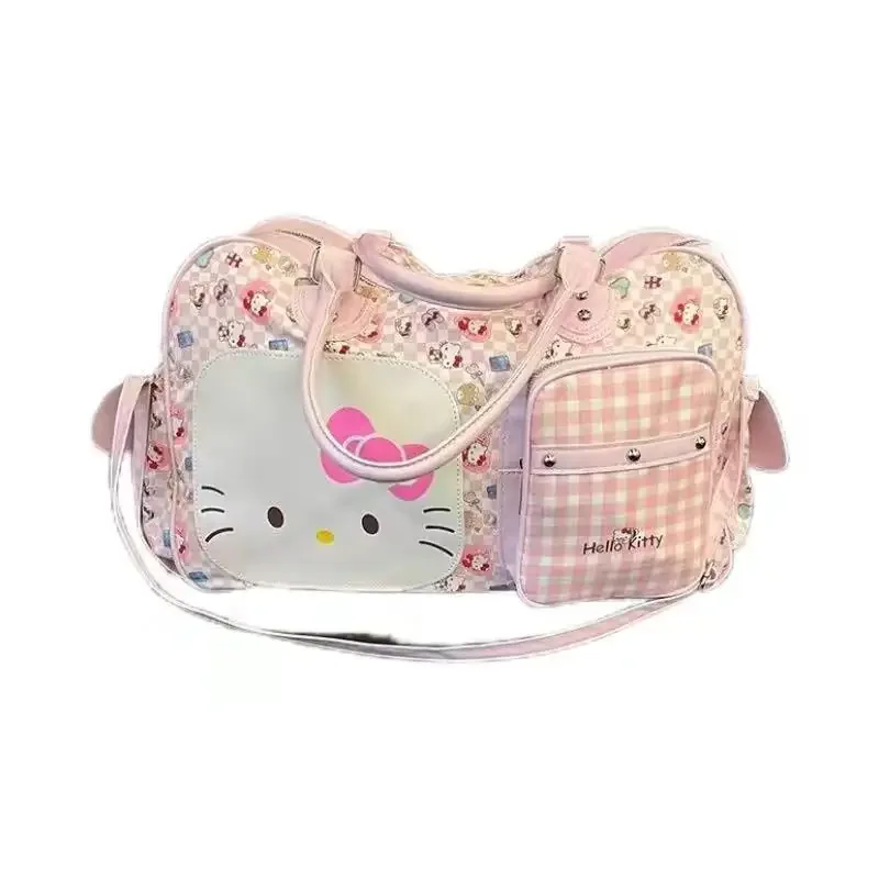 Дорожная сумка Hello Kitty: Новая, большая, портативная, многофункциональная, с мультяшным дизайном и аниме-персонажами
Дорожная сумка Hello Kitty: Новая, большая, портативная, многофункциональная, с мультяшным дизайном и аниме-персонажами