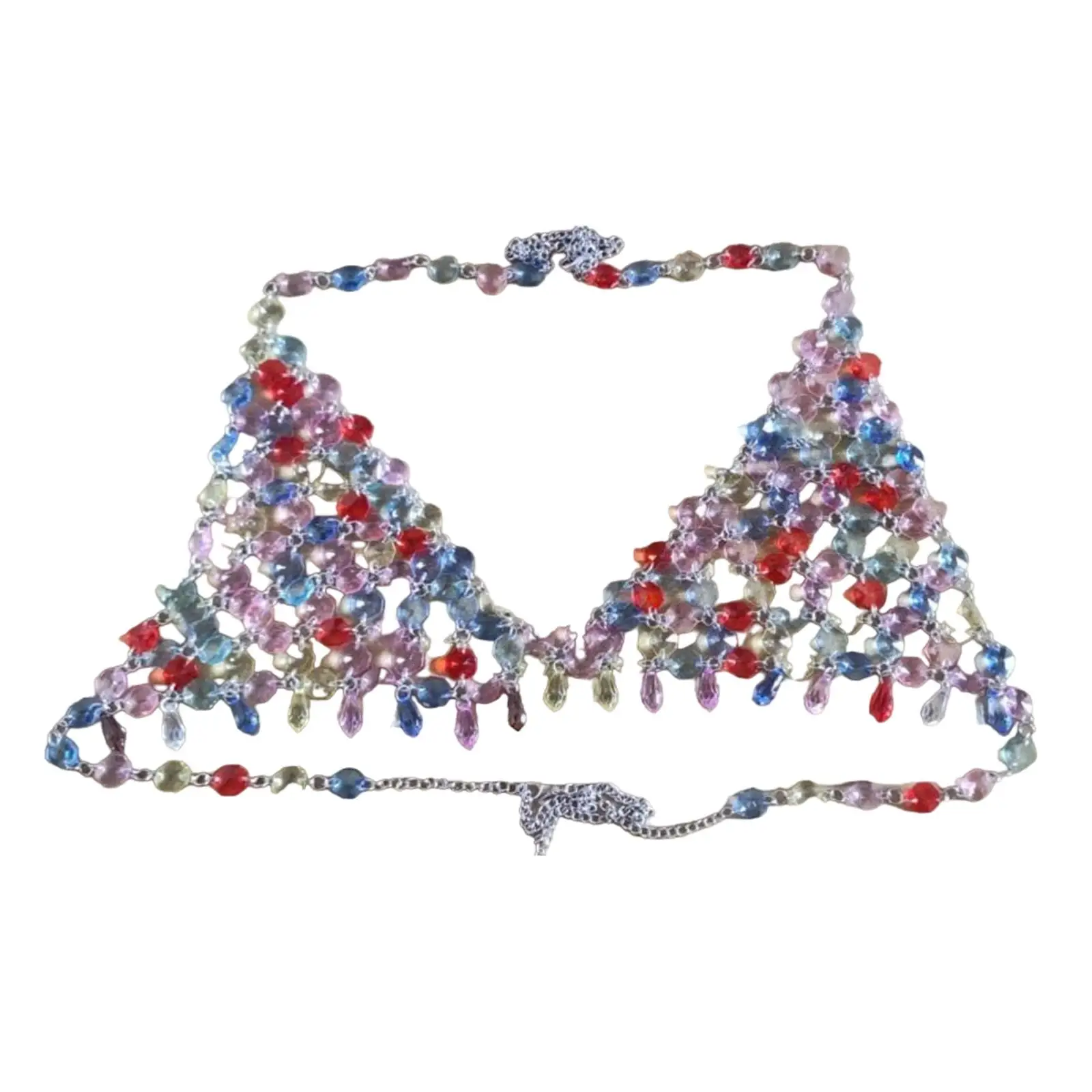 Women's Body Chain Sequin Bra Shiny Body Jewelry Body Accessories Chest Chain for Club Beach Summer Streetwear Music Festival
Women's Body Chain Sequin Bra Shiny Body Jewelry Body Accessories Chest Chain for Club Beach Summer Streetwear Music Festival