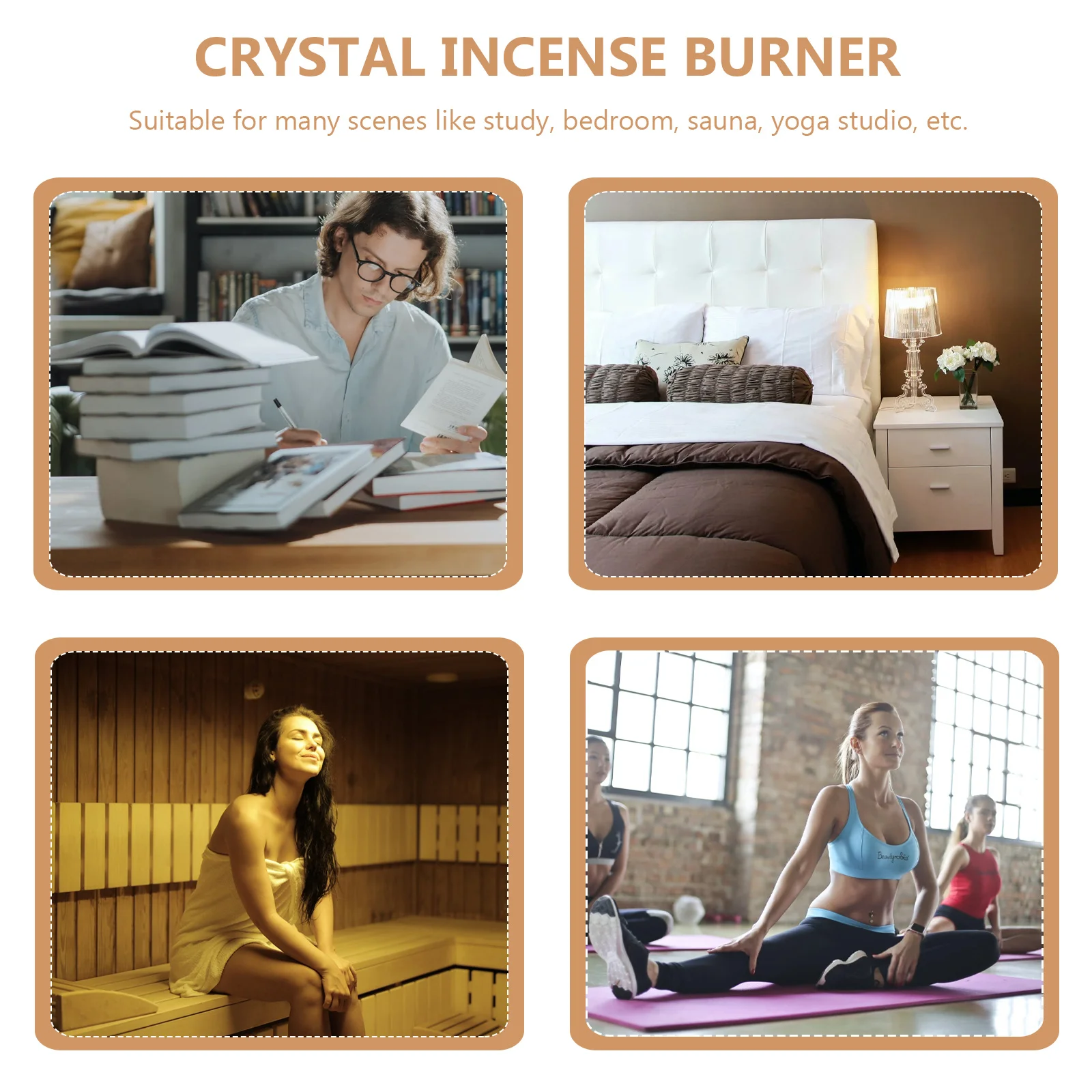 1Pcs Crystal Incense Burner Exotic Style Censer High-Quality Craftsmanship Suitable for Various Scenes Gift Stove
1Pcs Crystal Incense Burner Exotic Style Censer High-Quality Craftsmanship Suitable for Various Scenes Gift Stove