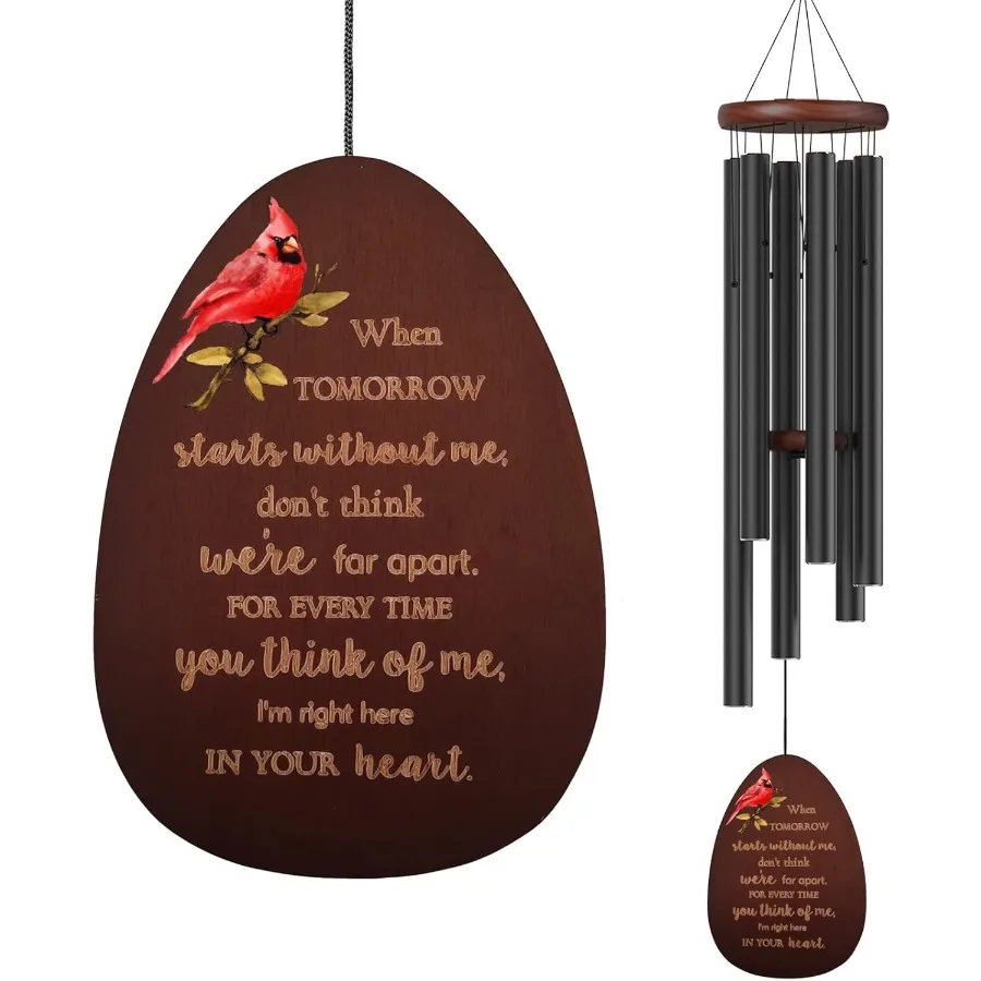 Memorial Wind Chimes for Outside Sympathy Cardinal Wind Chimes for Loss of Loved One in Memory of a Loved One Like Mother Fathe
Memorial Wind Chimes for Outside Sympathy Cardinal Wind Chimes for Loss of Loved One in Memory of a Loved One Like Mother Fathe