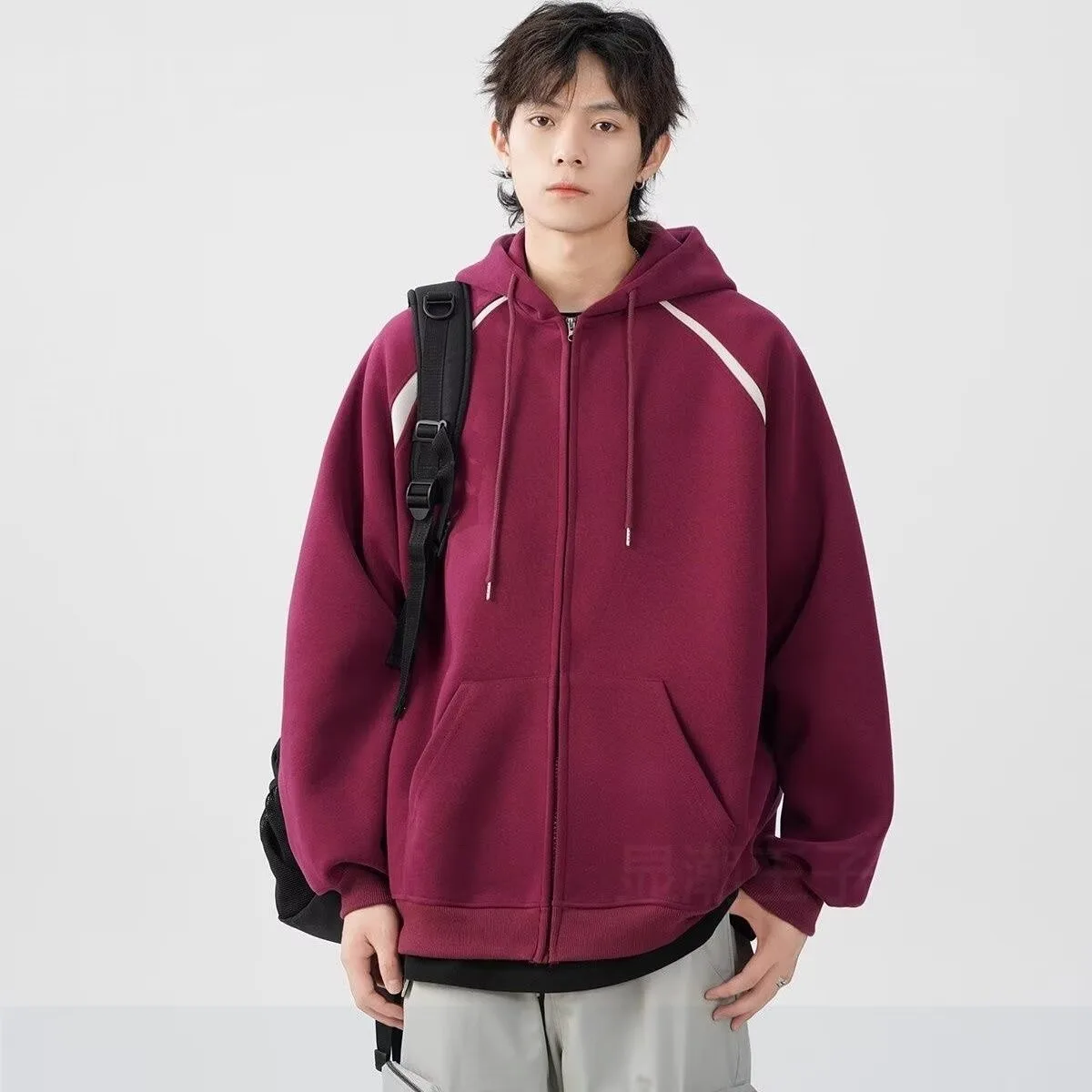 Solid Color Men Hooded Jacket Autumn Men's Baseball Jersey Harajuku High Street Fashion Men's Clothing High Quality Button Coat
Solid Color Men Hooded Jacket Autumn Men's Baseball Jersey Harajuku High Street Fashion Men's Clothing High Quality Button Coat