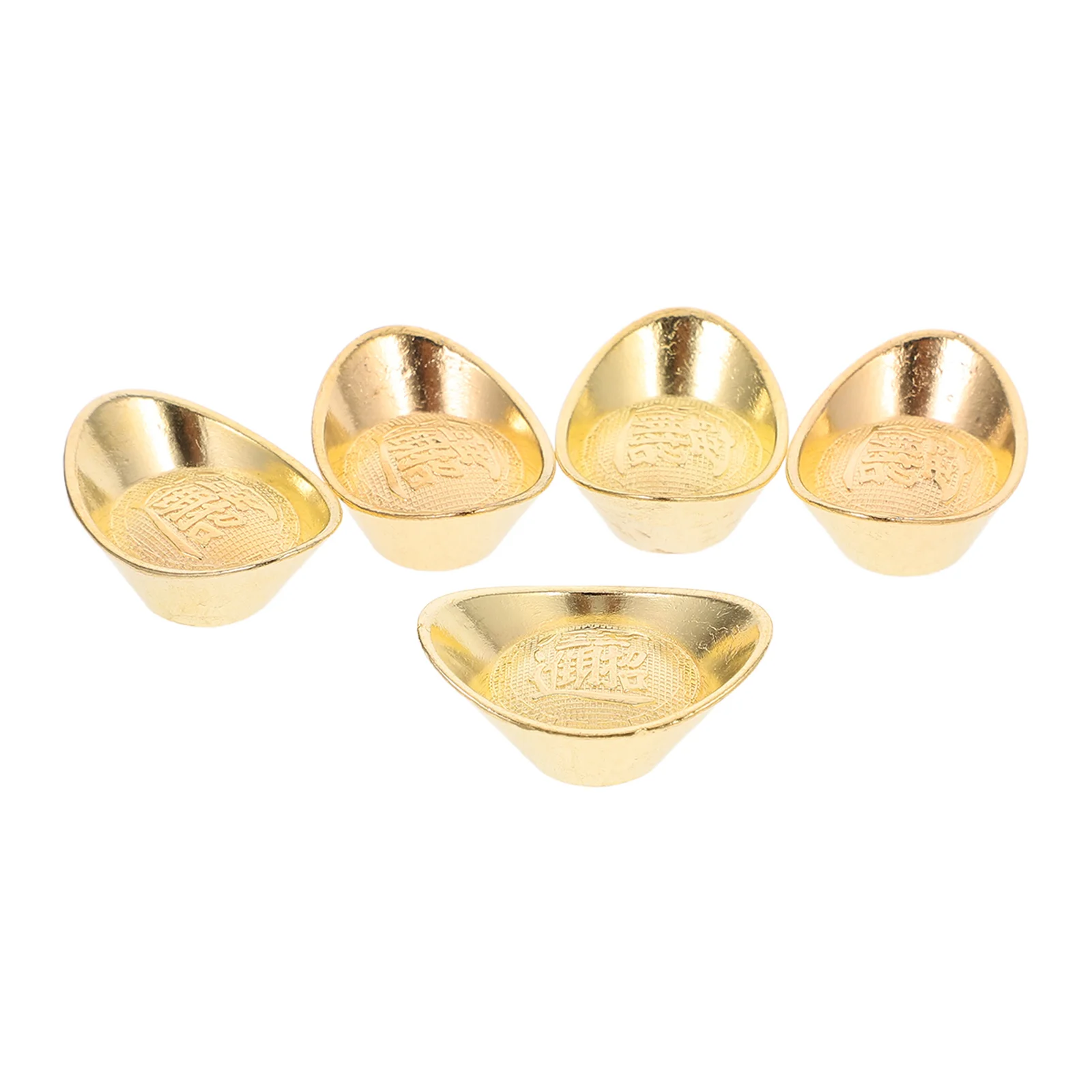 5Pcs Miniature Ingot Decor for Feng Shui Wealth Luck Office Desk Ornament Zinc Alloy Craft Realistic Chinese Yuan Bao
5Pcs Miniature Ingot Decor for Feng Shui Wealth Luck Office Desk Ornament Zinc Alloy Craft Realistic Chinese Yuan Bao