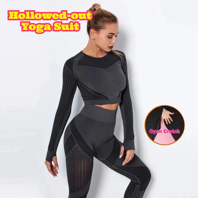 Open Crotch Seamless Long Sleeve Top Hollow Out Slim Shaping Quick Dry Stretch Yoga Running Fitness Breathable Athletic Sports
Open Crotch Seamless Long Sleeve Top Hollow Out Slim Shaping Quick Dry Stretch Yoga Running Fitness Breathable Athletic Sports