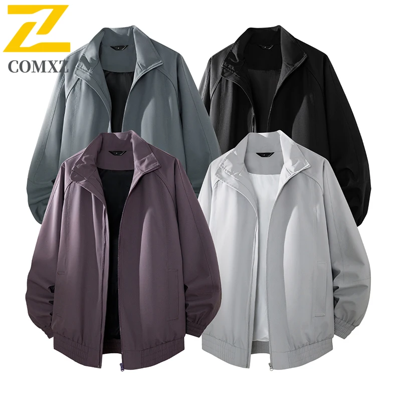 COMXZ Men Jacket Loose Fit Windproof Solid Color Outdoor Hiking Camping Travel Coat Lightweight Comfortable Casual Windbreaker
COMXZ Men Jacket Loose Fit Windproof Solid Color Outdoor Hiking Camping Travel Coat Lightweight Comfortable Casual Windbreaker