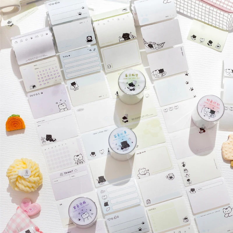 Journal 6.2x200cm Cute Kitten Tape Memo Stickers Kawaii Korean Masking Tape for Journaling Scrapbooking Planner diy
Journal 6.2x200cm Cute Kitten Tape Memo Stickers Kawaii Korean Masking Tape for Journaling Scrapbooking Planner diy