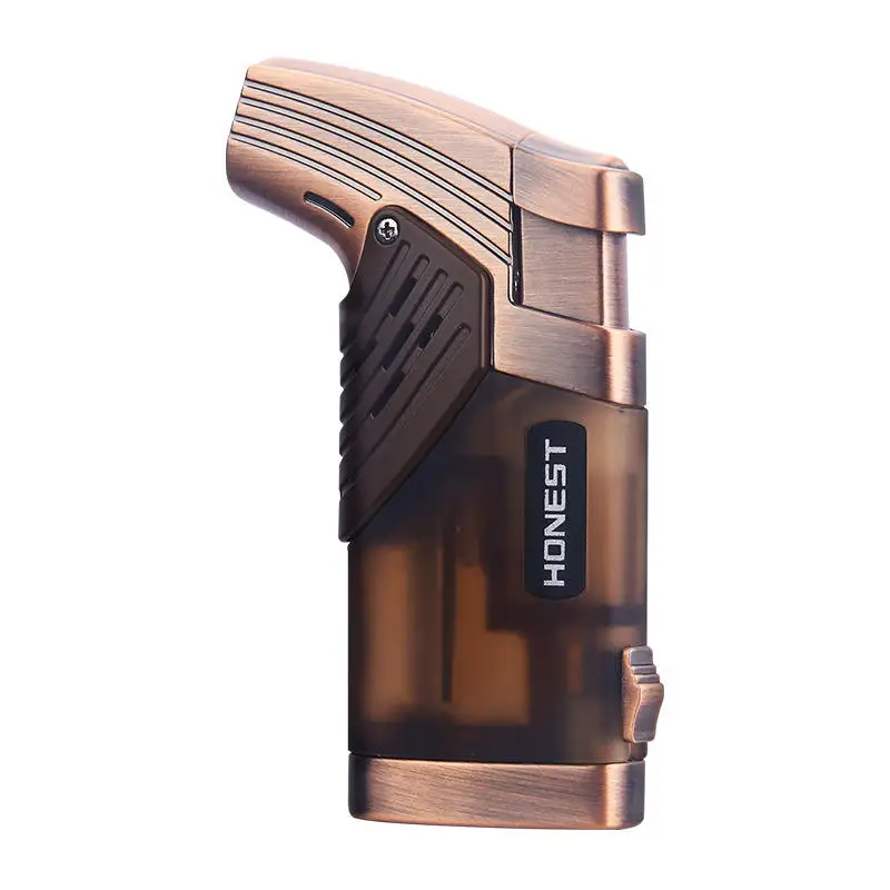HONEST Wild Bird Lighter Dual Flame Torch Lighter With Cigar Cutter Metal Transparent Gas Tank Cigar Lighter Free Shipping
HONEST Wild Bird Lighter Dual Flame Torch Lighter With Cigar Cutter Metal Transparent Gas Tank Cigar Lighter Free Shipping