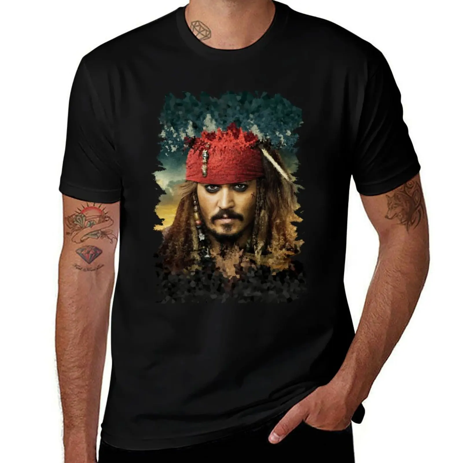 Captain Jack Sparrow - Pirates of the Caribbean T-Shirt oversized t shirt Personalized t-shirt designer t shirt men
Captain Jack Sparrow - Pirates of the Caribbean T-Shirt oversized t shirt Personalized t-shirt designer t shirt men