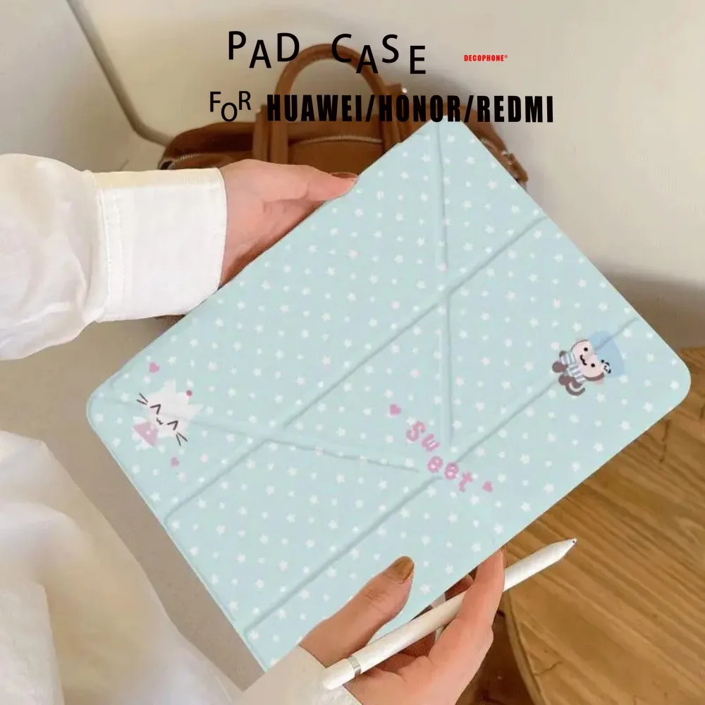 Simple Wave Dot Star Girl 3+Y Fold tablet Case FOR HUAWEI MatepadPro/matepad air/HONOR V9/GT/10PRO/REDMI SE/PADM7/PAD2
Simple Wave Dot Star Girl 3+Y Fold tablet Case FOR HUAWEI MatepadPro/matepad air/HONOR V9/GT/10PRO/REDMI SE/PADM7/PAD2