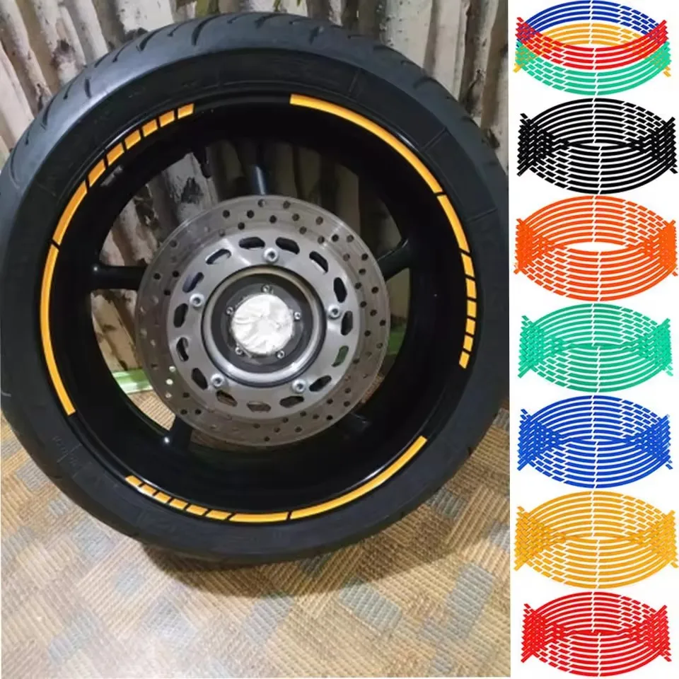 1 Set 17"18" Strips Motorcycle Wheel Stickers Car Reflective Rim Tape Motorbike Bicycle Car Decals Motorcycle Ornamenta Stickers
1 Set 17"18" Strips Motorcycle Wheel Stickers Car Reflective Rim Tape Motorbike Bicycle Car Decals Motorcycle Ornamenta Stickers