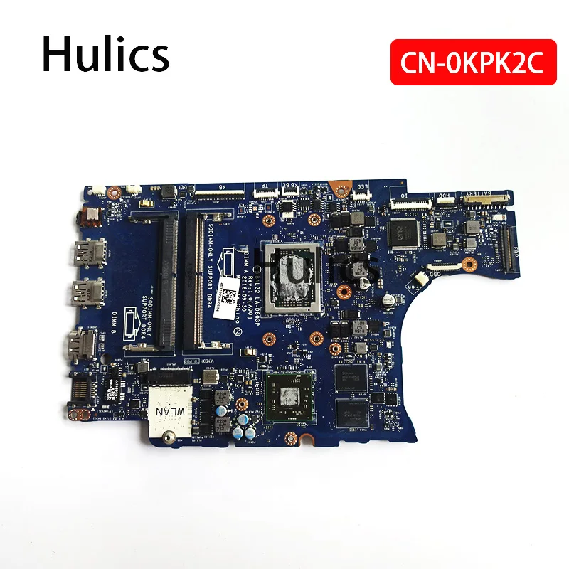 Hulics Used FOR Dell Inspiron 15 5565 Laptop Motherboard KPK2C 0KPK2C CN-0KPK2C LA-D803P W/ A12-9800P CPU Main Board
Hulics Used FOR Dell Inspiron 15 5565 Laptop Motherboard KPK2C 0KPK2C CN-0KPK2C LA-D803P W/ A12-9800P CPU Main Board