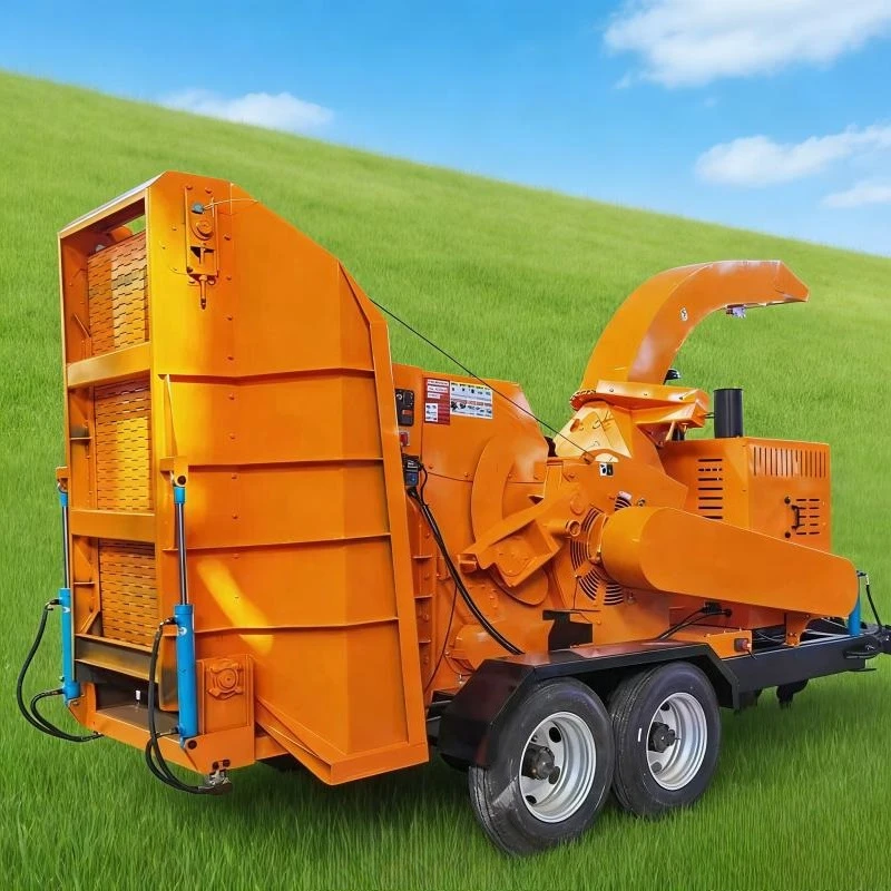 Robust 8T/H Diesel Engine Wood Chipper Hydraulic Feed Tow Behind Chipper Shredder for Landscaping Company Large Scale Use
Robust 8T/H Diesel Engine Wood Chipper Hydraulic Feed Tow Behind Chipper Shredder for Landscaping Company Large Scale Use
