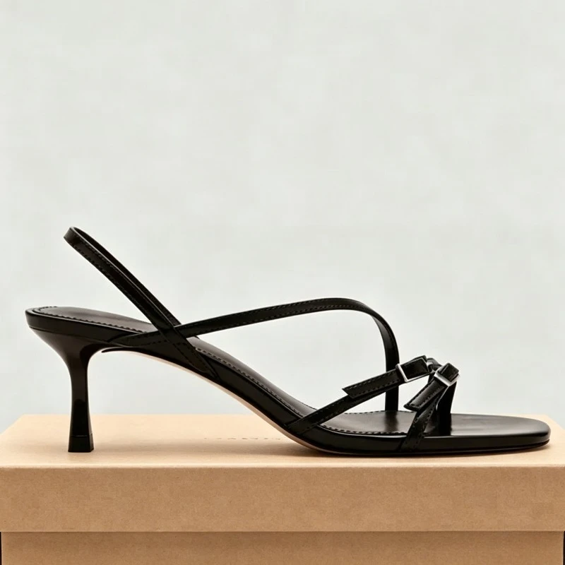 Women's Sandals Summer 2026 Pumps Narrow Band Buckle Details Office Shoes Square Toe Elegant Heels for Women Sandalias De Mujer
Women's Sandals Summer 2026 Pumps Narrow Band Buckle Details Office Shoes Square Toe Elegant Heels for Women Sandalias De Mujer