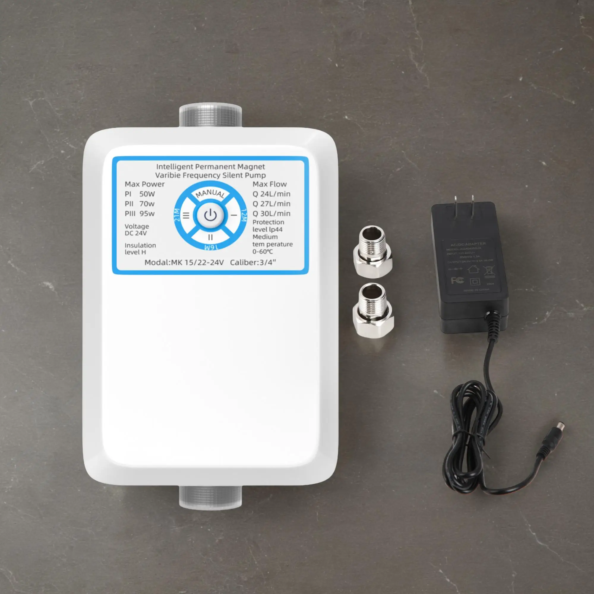 Водяной насос с низким давлением воды, бустерный насос, 24 В, 80 Вт, автоматический контроллер давления, бытовой водонагреватель, бустер, бытовой
Водяной насос с низким давлением воды, бустерный насос, 24 В, 80 Вт, автоматический контроллер давления, бытовой водонагреватель, бустер, бытовой