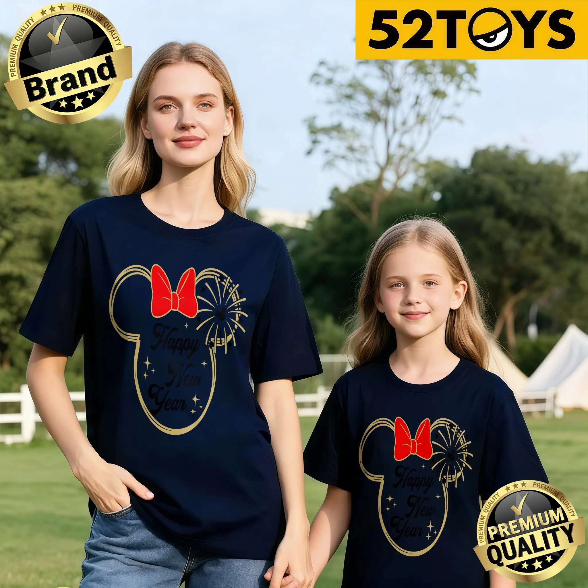 2026 Summer New Style Cotton Mini "Happy New Year" Fireworks Print Kids' Family Casual Oversized T-Shirt - Complete Set
2026 Summer New Style Cotton Mini "Happy New Year" Fireworks Print Kids' Family Casual Oversized T-Shirt - Complete Set