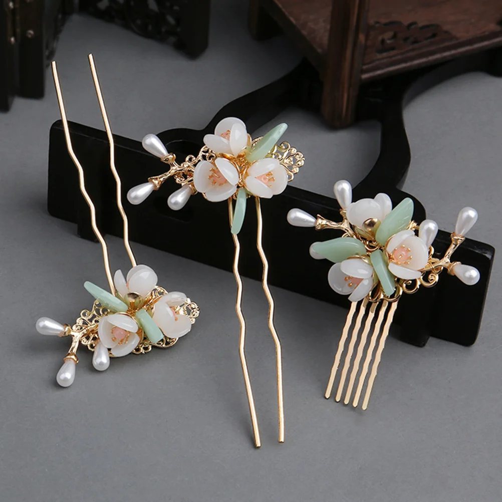 3pcs Style Pins For Women Elegance Dangle Design Pearl Decor Chinese Accessories Lightweight Durable Wedding Prom
3pcs Style Pins For Women Elegance Dangle Design Pearl Decor Chinese Accessories Lightweight Durable Wedding Prom