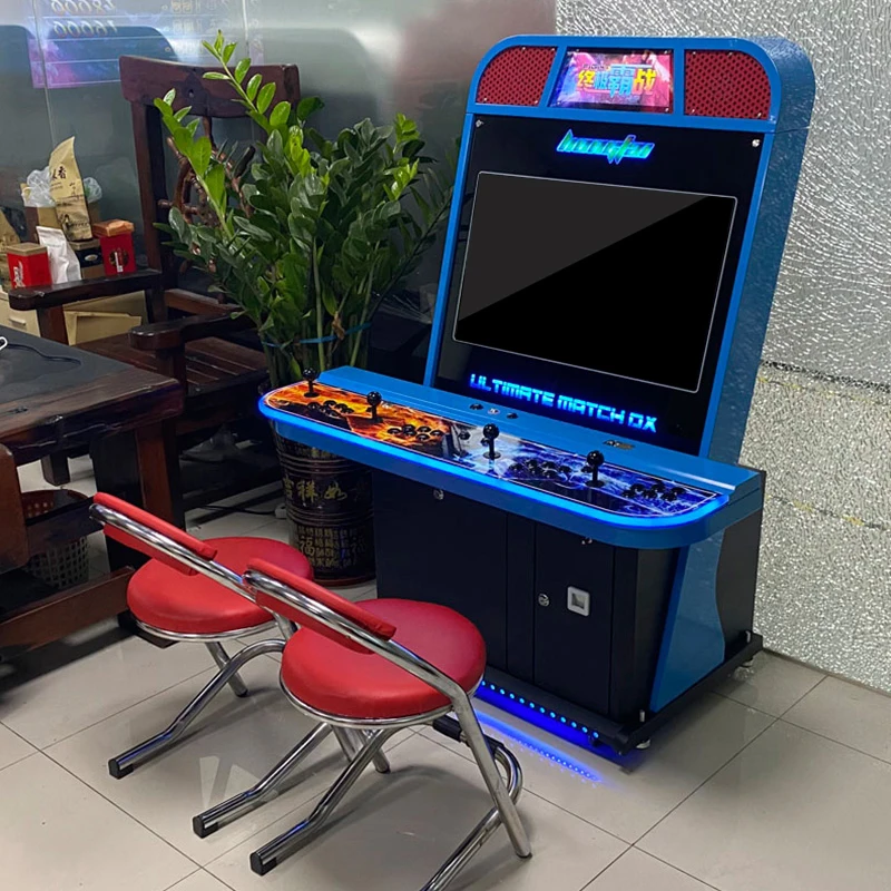 Nostalgic game treasure box four people scan large metal desktop coin war tyrant double retro nostalgic 8090 arcade with TV
Nostalgic game treasure box four people scan large metal desktop coin war tyrant double retro nostalgic 8090 arcade with TV