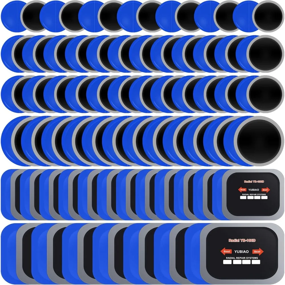 150 Pieces Heavy Duty Tire Repair Patches Kit 5 Sizes for Car Truck Motorcycle Emergency Puncture Fix
150 Pieces Heavy Duty Tire Repair Patches Kit 5 Sizes for Car Truck Motorcycle Emergency Puncture Fix