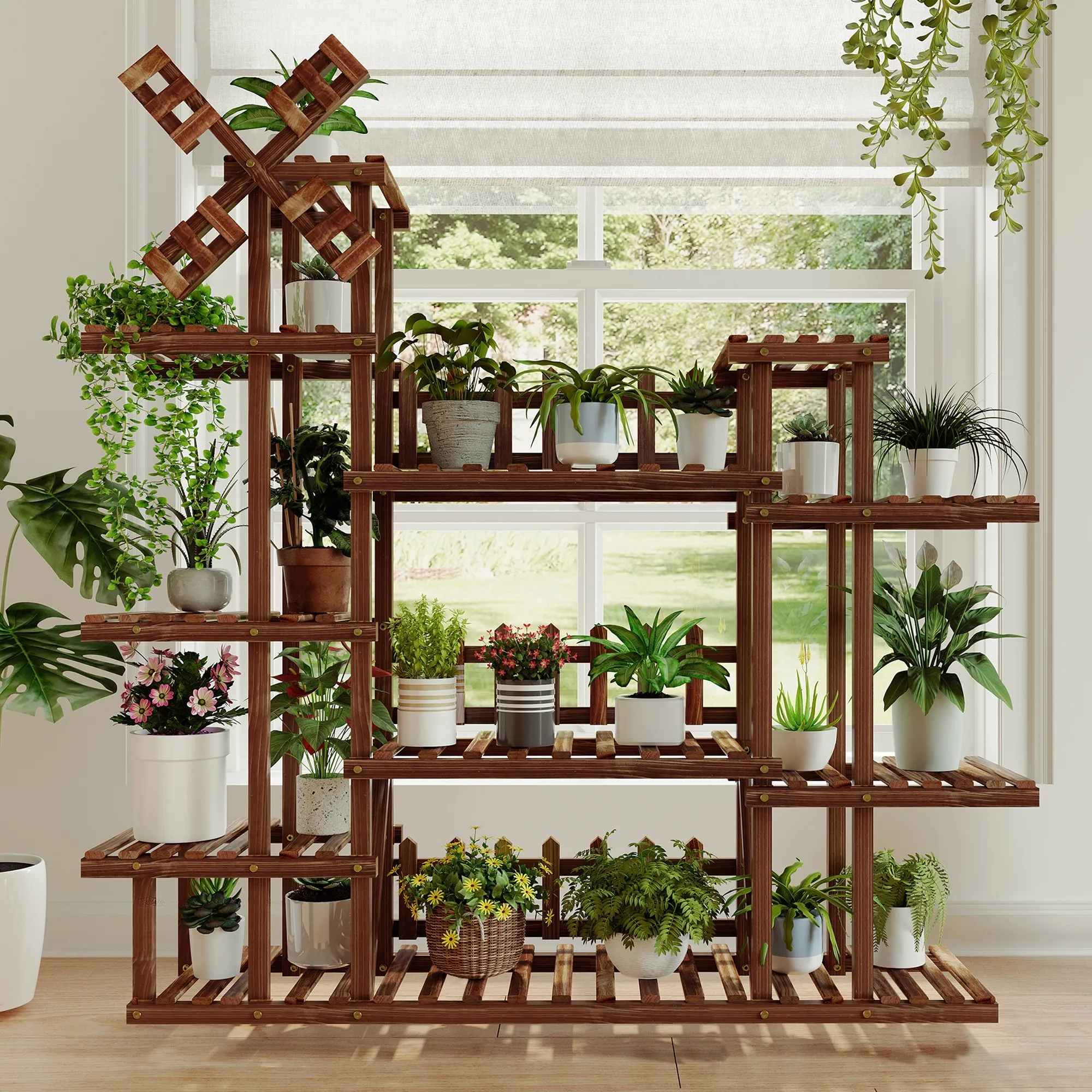 Wooden Flower Pot Plant Rack, Shelf Multi-layer Large Flower Rack, Flower Pot Display Rack, Courtyard Garden Storage Rack 2024
Wooden Flower Pot Plant Rack, Shelf Multi-layer Large Flower Rack, Flower Pot Display Rack, Courtyard Garden Storage Rack 2024