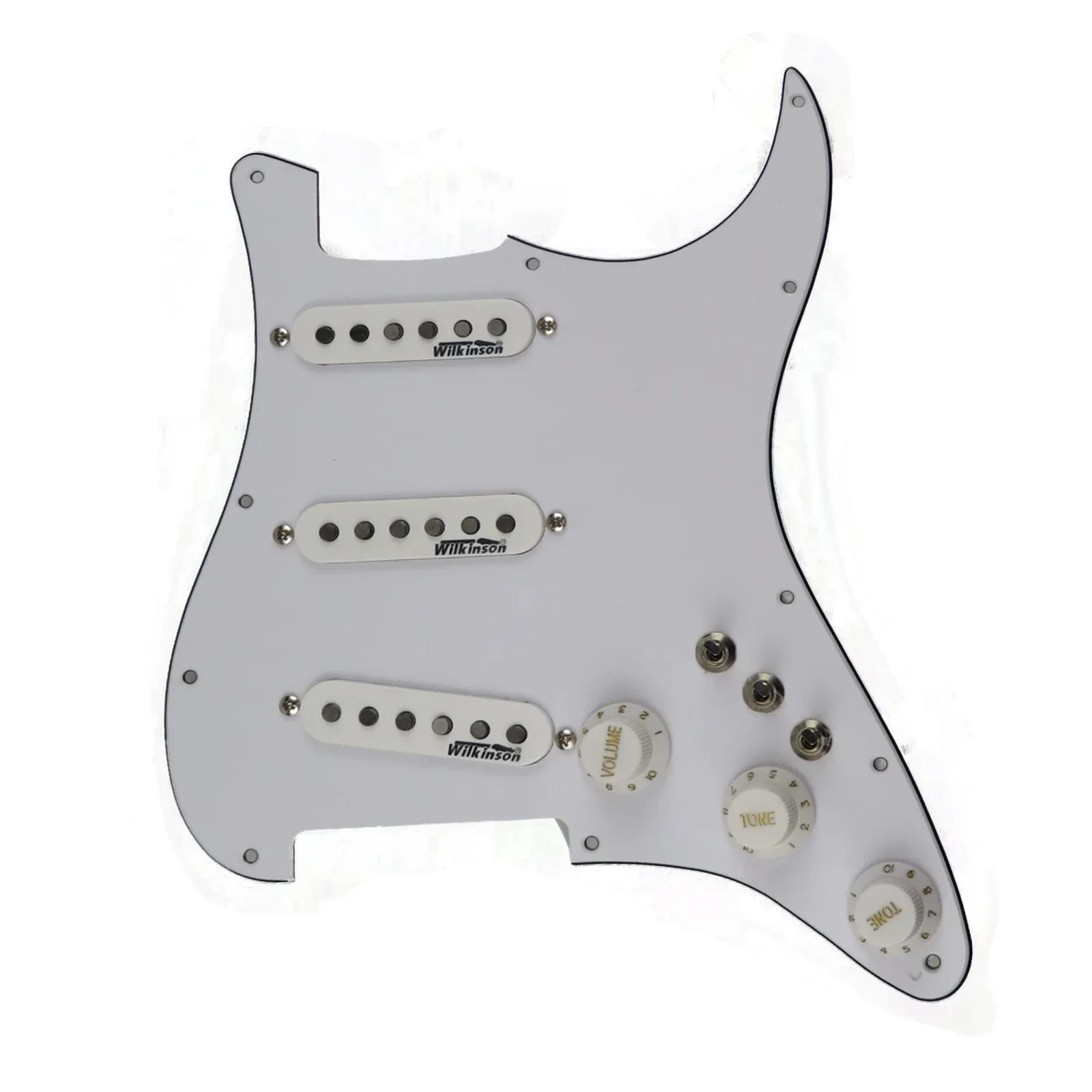 Guitar Pickups 7-Way type fully loaded Prewired Pickguard Wilkinson SSS Ainico 5 Single coil Pickups Set For ST Guitar
Guitar Pickups 7-Way type fully loaded Prewired Pickguard Wilkinson SSS Ainico 5 Single coil Pickups Set For ST Guitar
