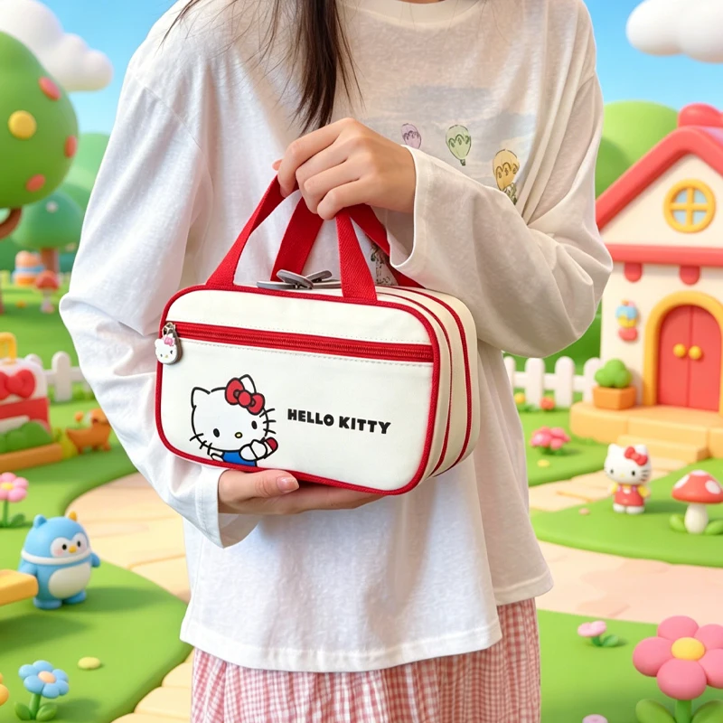 Large Capacity Portable Hellokittys Cosmetic Bag Makeup Bag Cute Storage New Bags for Woman Oxford Cloth Kawaii Cartoon
Large Capacity Portable Hellokittys Cosmetic Bag Makeup Bag Cute Storage New Bags for Woman Oxford Cloth Kawaii Cartoon
